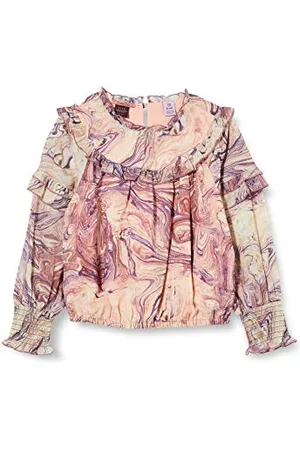 Scotch&Soda All-Over Printed Top with Ruffles Bluzka dla dziewczynek, , 12