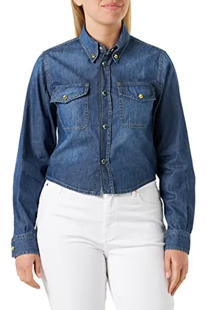 Pinko Ogrodzenie Koszula Denim Lekki Kobiety, , 44