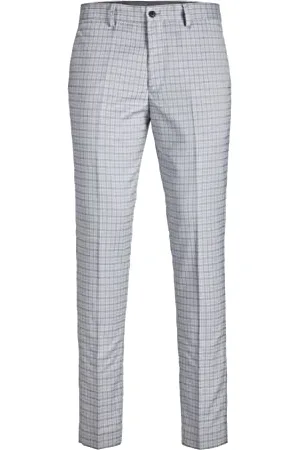JACK & JONES Jprfranco Check Trouser spodnie kostiumowe męskie, , 50