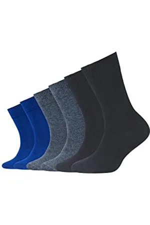 Camano Comfort skarpety unisex 9300 (6 szt.), wielokolorowe niebieskie (blue 30), rozmiar 19-22, Wielokolorowy, niebieski (Blue 30), 19