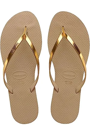 Havaianas Women You Metallic, Goudzand Metallic, 4.5/5