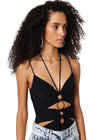 Trendyol Damskie body z dzianiny, , 32