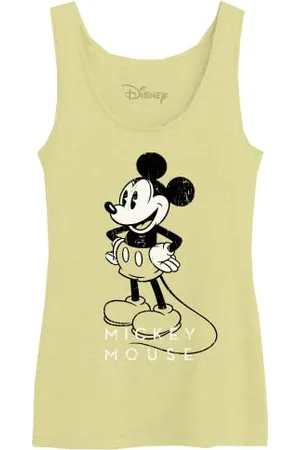 Disney "Myszka Micky" WODMICKTK11 Damski tank top, żółty, rozmiar XL, , XL