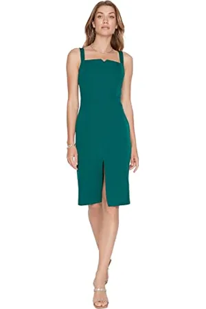 Trendyol Damska sukienka midi Bodycone Regular Woven, , m