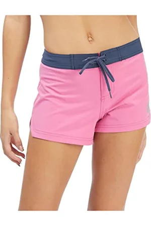 Roxy Board Spodenki kąpielowe damskie do surfingu, szybkoschnące, 5 cm wnętrze nogawki, dół stroju kąpielowego (XS - XXL), S