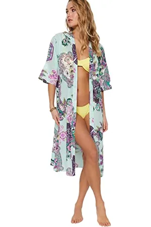 Trendyol Kimono damskie i kaftan-wielokolorowe-regularne, , 36