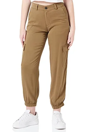 QS by s.Oliver Damskie spodnie cargo do joggingu, , 62