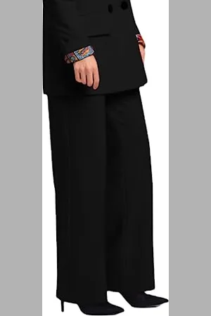 Look made with Love Julia Look spodnie z bawełny, spodnie garniturowe, czarne, L, , L