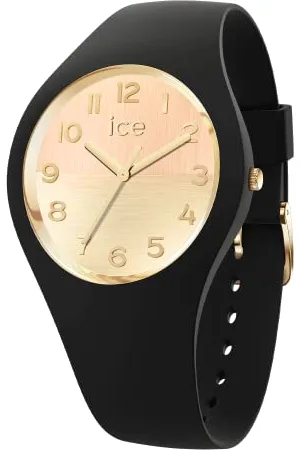 Ice-Watch ICE horizon Black gold - Damski zegarek z silikonowym paskiem - 021364 (Small)