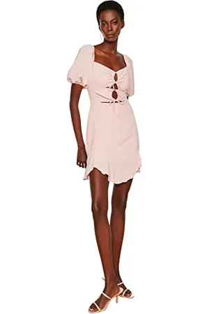 Trendyol Damska sukienka mini Shift Fitted, , 36