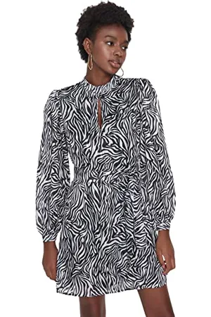 Trendyol Damska sukienka mini A-line Regular, , 42