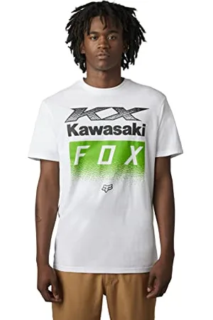 Fox Racing Męska koszulka z krótkim rękawem Fox X KAWI Premium, biała (Optic White), S, , S