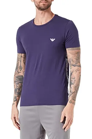 Emporio Armani Emporio Armani Denim Taping Crew Neck T-Shirt, , M, , M