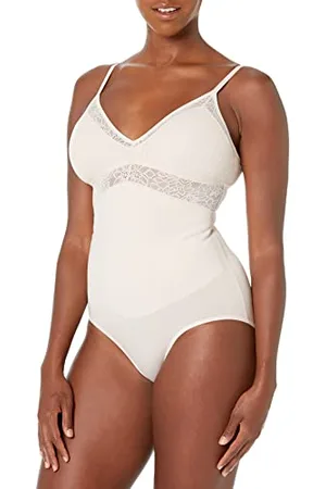 Maidenform Tame Your Tummy Lace, bezprzewodowa bielizna modelująca brzuch, koronka, L, , L