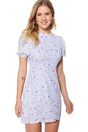 Trendyol Damska mini sukienka regularna, lila, 38