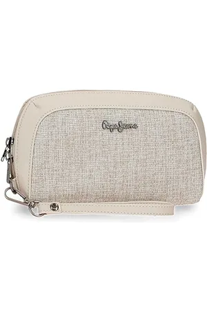 Pepe Jeans Maddie Torebka Beżowy 20x11x4 cm Poliester z syntetyczną skórą, , Bolso de Mano, Torba na rękę