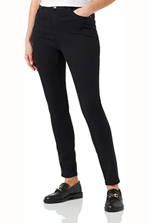 Kaffe Plus size damskie dżinsy z wysokim stanem slim fit długość nogawki damskie, , 42/du?e rozmiary
