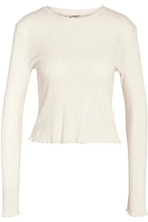 Noisy May Damska koszulka z długim rękawem Nmjudy L/S Babylock Detail Top FWD Noos, , XL