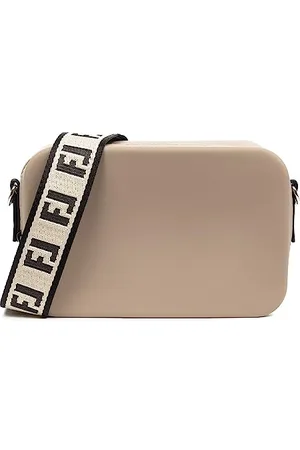 Firenze Artegiani Libelulla. Prostokątna torba na ramię silikonowa z wymiennym paskiem 20x8x13 cm Kolor: Khaki, , Użytkowy