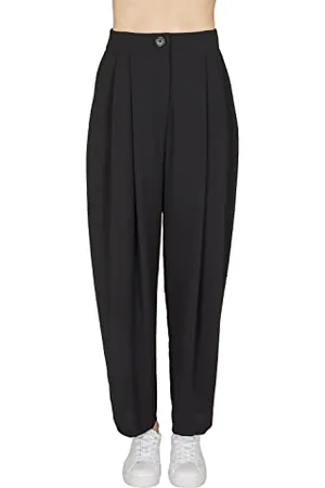 Armani Exchange Zrównoważony, Wygląd Klucz Spodnie Damskie, Czarny, 0