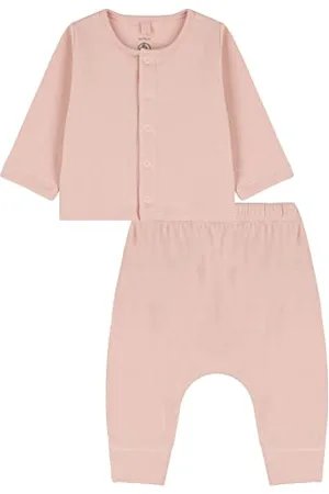 Petit Bateau Dziewczęcy 2-częściowy prosty zestaw węży biologicznych dla niemowląt (zestaw 2 szt.), , 0 Miesiące