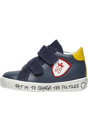 Naturino Boy Korey 2 High VL buty na torze sportowe, granatowy, 33 EU
