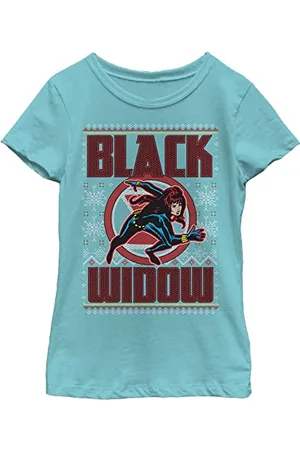 Marvel Black Widow Bluza dziewczęca koszulka (1 opakowanie), , XL