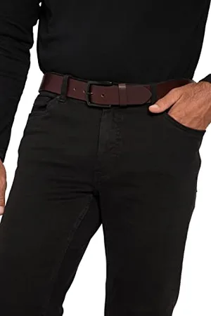 JP 1880 Męskie, duże rozmiary, duże rozmiary, Menswear L-8XL, skórzany pasek, metalowe zapięcie, szerokość 4 cm 822849, , 110