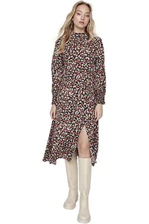 Trendyol Damska sukienka o linii A Regular Fit, , 34