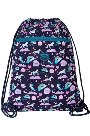 Coolpack Green Happy Unicorn, torba sportowa dla dzieci, jeden rozmiar, , Taille unique