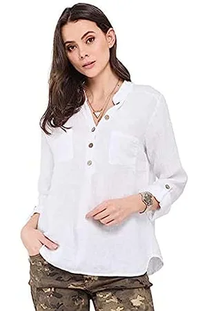 Bonateks Sukienka trapezowa o średniej długości, koronkowym wstawce i półrękawach, 100% len, rozmiar DE: 42, rozmiar US:XL, czarna - wyprodukowano we Włoszech, , 42