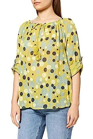 Bonateks Damska bluza Trlsc101612, cytryna, 36 EU, , 36