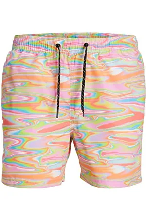 JACK & JONES Męskie cyfrowe spodenki kąpielowe Jpstfiji Jjswim, , L