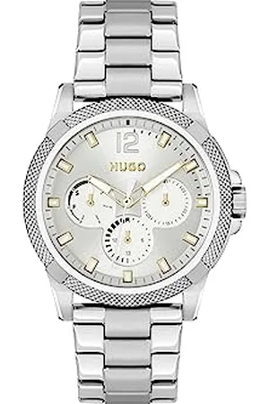 HUGO BOSS Analogowy wielofunkcyjny zegarek kwarcowy dla kobiet #Impress z bransoletką ze stali nierdzewnej§, , bransoletka