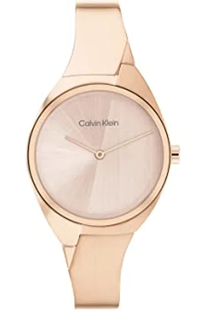 Calvin Klein Analogowy zegarek kwarcowy dla kobiet, urocza kolekcja z bransoletką ze stali nierdzewnej, , Nowoczesny