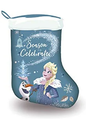 Arditex WD13427 Świąteczna skarpetka papieża Mikołaja 42x32cm Disney-Frozen II, , M