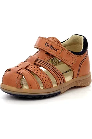Kickers Chłopięce Sandały Platiback, Camel Brown 114, 19 EU