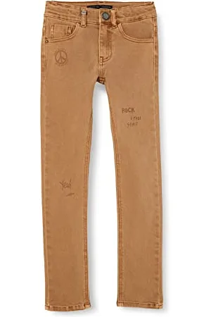 IKKS Junior Denim z napisem Rock & Free Spirit i Symbol Peace and Love Jeans Boy, , 24 miesi?cy