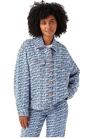 Wrangler Damska kurtka Jumbo Trucker Denim, MR , M