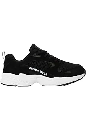 Gorilla Wear Newport Sneakersy – czarne – buty treningowe, sportowe buty sportowe, na co dzień, wielofunkcyjne, wygodne, z logo, maksymalna swoboda ruchów, , 38 EU