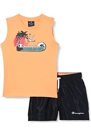 Champion Legacy Back to The Beach Graphic S/L Koszulka & Beachshorts Complete Boy, , 11-12 lat