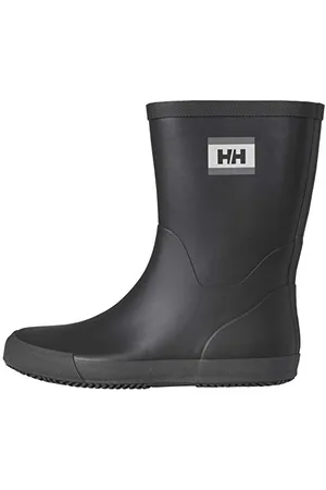 Helly Hansen Helly-Hansen Nordvik 2 gumowe buty dla mężczyzn - niska wodoodporna gumowa cholewka z wygodną wkładką EVA i gumową podeszwą trakcyjną, 990 czarne/czarne - 12/46, , US 12/EU 46