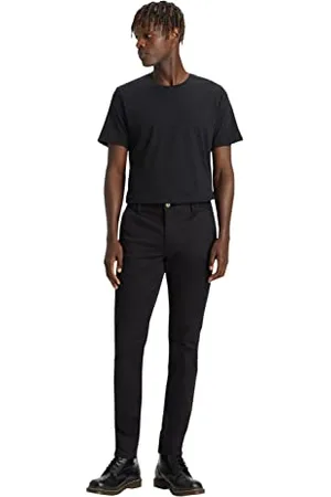 Dockers Męskie spodnie Alpha Original Skinny, Czarny, 32W / 30L