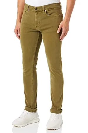 7 for all Mankind Męskie spodenki Paxtyn Stretch Tek, zielone, regularne, , 46