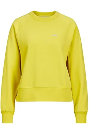 JACK & JONES JACK&JONES JXCAITLYN LS ponadwymiarowa bluza z kapturem Time, Noos, Sheen Green/Szczegóły: EMB Moonbeam, Rozmiar L, Sheen Green/Detale: emb Moonbeam, XL, , XL