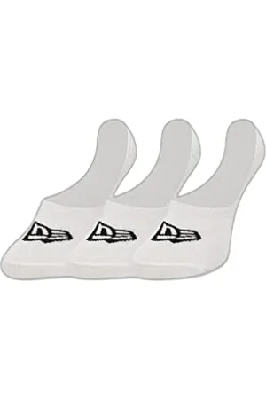 New Era Skarpety z flagą Unisex Invisi, białe, 39-42