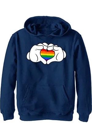 Disney Rainbow Love Hoodie chłopięca bluza z kapturem, , M
