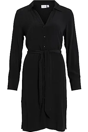 VILA VIFINI L/S MIDI Shirt Dress - NOOS, , 38