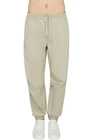 Armani Exchange A|X Męskie spodnie do joggingu z litego materiału, BEŻOWY, 46