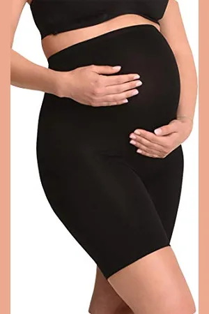 Mamsy Bezszwowe szorty ciążowe z efektem modelującym, , XS/S